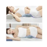Ορθοπεδικό μαξιλάρι μέσης με memory foam 46x30cm σε λευκό χρώμα