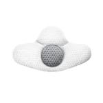 Ορθοπεδικό μαξιλάρι μέσης με memory foam 46x30cm σε λευκό χρώμα
