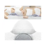 Ορθοπεδικό μαξιλάρι μέσης με memory foam 46x30cm σε λευκό χρώμα