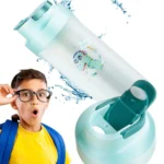 Παιδικό μπουκάλι νερού 500ml με αυτόματο καπάκι και σχέδια δεινόσαυρος