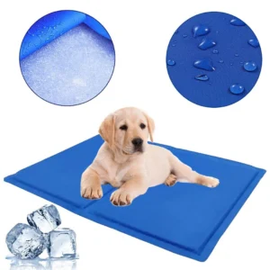 Ψυκτικό στρώμα κατοικιδίων 50x40cm με gel – αδιάβροχο και αναδιπλούμενο για σκύλους και γάτες
