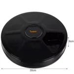 Αυτόματη ταΐστρα Purlov 6 θέσεων  μαύρη  900ml  με LED  χρονοδιακόπτη & φωνητική υπενθύμιση για σκύλους & γάτες