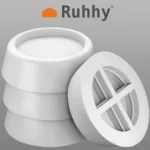 Ruhhy αντικραδασμικά pads 4τμχ  λευκά  για πλυντήρια  ψυγεία & συσκευές  απορροφούν κραδασμούς & μειώνουν θόρυβο