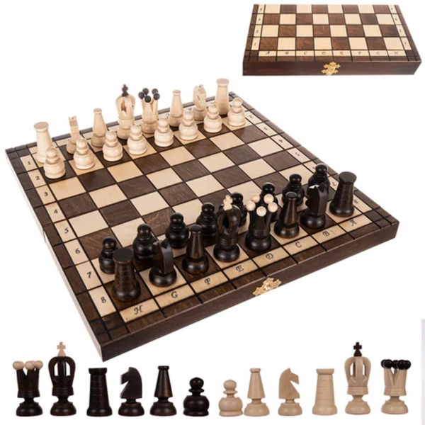 Ξύλινο σετ σκακιού Ruhhy 31x31cm από οξιά