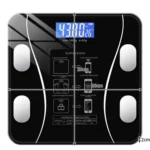 Ruhhy smart ζυγαριά μπάνιου με λιπομετρητή & Bluetooth  μαύρη  180kg  μετρά 8 παραμέτρους & συνδέεται με εφαρμογή