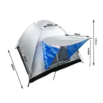 Σκηνή camping 4 ατόμων τύπου Igloo αδιάβροχη με κουνουπιέρα
