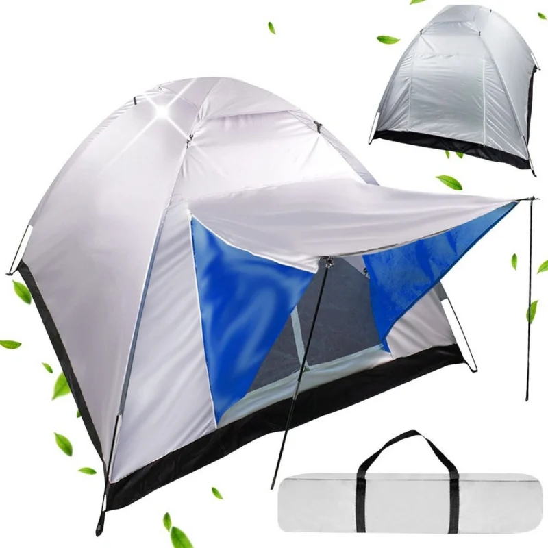 Σκηνή camping 4 ατόμων τύπου Igloo αδιάβροχη με κουνουπιέρα