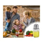 Γυάλινο σπρέι λαδιού με αντλία πίεσης 180ml για μαγειρική χρήση
