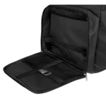 Θερμική τσάντα picnic μαύρη 35x23x35 cm από 600D Oxford με θήκη μπουκαλιού