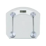 Ηλεκτρονική γυάλινη ζυγαριά μπάνιου 180kg με LCD οθόνη και αυτόματη απενεργοποίηση