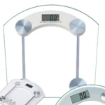 Ηλεκτρονική γυάλινη ζυγαριά μπάνιου 180kg με LCD οθόνη και αυτόματη απενεργοποίηση