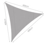 Gardlov Τριγωνικό Πανί Σκίασης 4x4x4m - Image 9