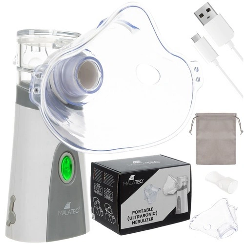 Φορητός νεφελοποιητής υπερήχων mesh MALATEC ULTRASONIC με μάσκα παιδιών