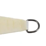 Εκρού τετράγωνο πανί σκίασης Gardlov 3.6x3.6m SUN SAIL SQUARE με κρίκους σε εξωτερικό χώρο