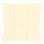 Εκρού τετράγωνο πανί σκίασης Gardlov 3.6x3.6m SUN SAIL SQUARE με κρίκους σε εξωτερικό χώρο
