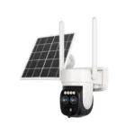 Ηλιακή κάμερα WiFi IP εξωτερικού χώρου περιστρεφόμενη με zoom και ανίχνευση κίνησης