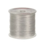 Ελαστική πετονιά Kruzzel 1mm x 40m σε λευκό χρώμα τυλιγμένη σε καρούλα.