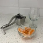 Ruhhy επιτραπέζια πρέσα λεμονιού/πορτοκαλιού από ανοξείδωτο ατσάλι σε γκρι χρώμα