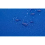 Μπλε πτυσσόμενη ατσάλινη ξαπλώστρα παραλίας Trizand 164x50εκ. με ρυθμιζόμενη πλάτη και μαξιλαράκι.