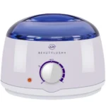 Beautylushh Κεριέρα Αποτρίχωσης WAX WARMER με διάφανο καπάκι και μαύρη βάση