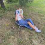 Αδιάβροχη Καρέκλα Camping Πτυσσόμενη γκρι 69x50x55cm με θήκη μεταφοράς