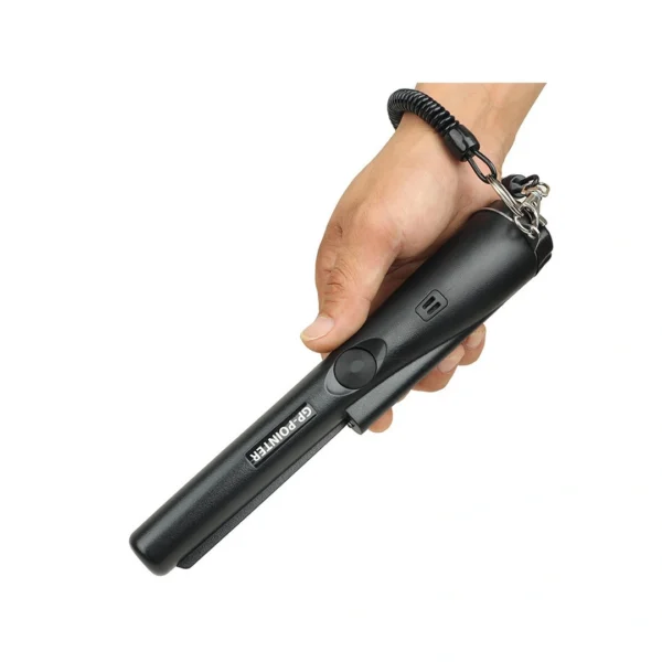 Ανιχνευτής μετάλλων χειρός GP-Pointer IP66 σε μαύρο χρώμα με θήκη.