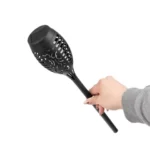 Σετ 4 ηλιακών φωτιστικών πυρσών Garden Lamp με εφέ φυσικής φλόγας και θερμό λευκό φως.