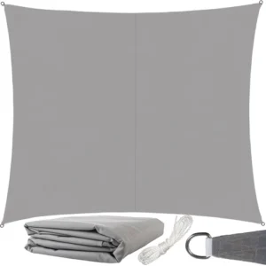 Γκρι ορθογώνιο πανί σκίασης Gardlov 2x3m SUN SAIL RECTANGULAR σε εξωτερικό χώρο