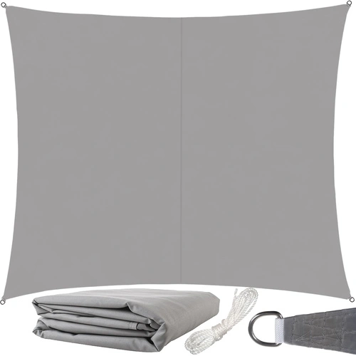 Γκρι ορθογώνιο πανί σκίασης Gardlov 2x3m SUN SAIL RECTANGULAR σε εξωτερικό χώρο
