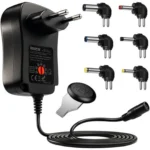 Ρυθμιζόμενο τροφοδοτικό Izoxis με USB και 6 αντάπτορες