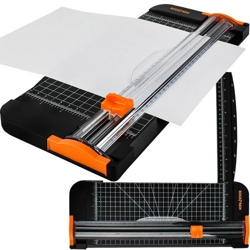 Κοπτικό χαρτιού Guillotine A3 38x14.7 cm με χάρακα και γωνιόμετρο – ασφαλές και ακριβές εργαλείο κοπής