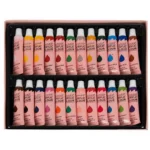 Σετ Ακρυλικά Χρώματα Maaleo 24x12ml σε συσκευασία