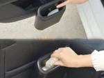 Mini Κάδος Απορριμμάτων Αυτοκινήτου με Γάντζο Πόρτας - Μαύρο - Image 3