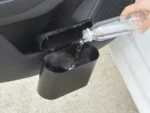 Mini Κάδος Απορριμμάτων Αυτοκινήτου με Γάντζο Πόρτας - Μαύρο - Image 4