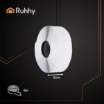 Ruhhy Αυτοκόλλητη Ταινία Χριτς Χρατς Λευκή 5m x 50mm σε ρολό