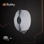 Ruhhy Αυτοκόλλητη Ταινία Χριτς Χρατς Μαύρη 5m x 50mm σε ρολό