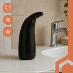 Ruhhy Αυτόματος Αισθητήρας Dispenser Κουζίνας Μπάνιου Μαύρο 300ml