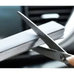 SPM Ηλιοπροστασία Παρμπρίζ Αυτοκινήτου Εσωτερική 150x65εκ. σε μαύρο και γκρι χρώμα