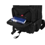 Unisex Αδιάβροχο Σακίδιο Πλάτης Ταξιδίου XL 26L σε μαύρο χρώμα με πλαϊνή όψη