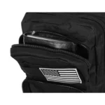Unisex Αδιάβροχο Σακίδιο Πλάτης Ταξιδίου XL 26L σε μαύρο χρώμα με πλαϊνή όψη
