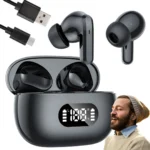 Ασύρματα Ακουστικά In-Ear Bluetooth F05 Μαύρα με Θήκη Φόρτισης LED και Μικρόφωνο