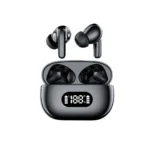 Ασύρματα Ακουστικά In-Ear Bluetooth F05 Μαύρα με Θήκη Φόρτισης LED και Μικρόφωνο