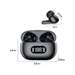 Ασύρματα Ακουστικά In-Ear Bluetooth F05 Μαύρα με Θήκη Φόρτισης LED και Μικρόφωνο