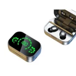 Ασύρματα Ακουστικά In-Ear Bluetooth YD03 Μαύρα με LED Θήκη Φόρτισης και Μικρόφωνο