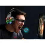 Gaming Ακουστικά 7.1 Surround Sound RGB Ενσύρματα LED με Μικρόφωνο