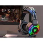 Gaming Ακουστικά 7.1 Surround Sound RGB Ενσύρματα LED με Μικρόφωνο