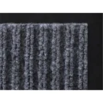 Λαστιχένια γκρι ποδόμακτρο εισόδου 40x60cm με αντιολισθητική βάση