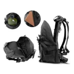 Μαύρο σακίδιο πλάτης tactical 30L με σύστημα MOLLE